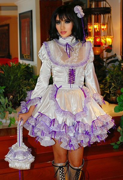 princess sissy dress 1